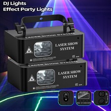 2x RGB LED Laser Projektor