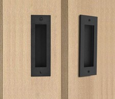 2 x Schiebetürmuschel Schwarz