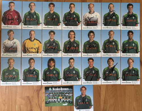 Werder bremen autogrammkarten - werder,