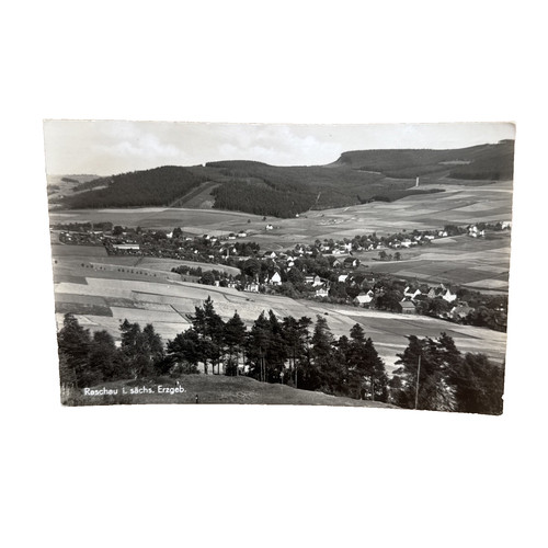 Postkarte raschau - ak,