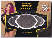 Sasha Banks | Commemorative Championship | Numbered 58/99 | WWE 2017 Topps