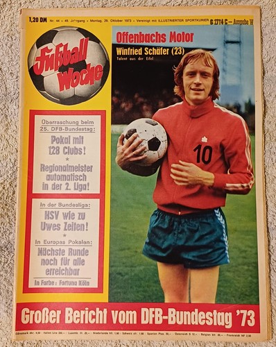 Fußball woche 1973 - fußball,