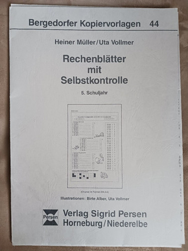 Rechenbblätter mit