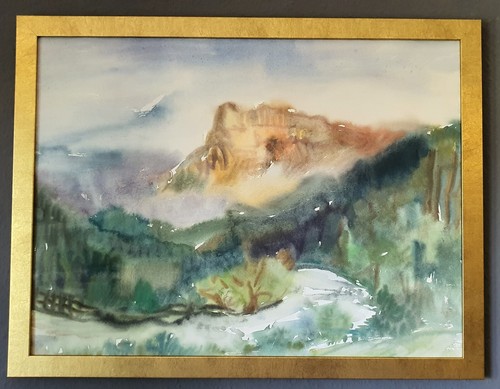 Gemälde aquarell elfriede - aquarell,