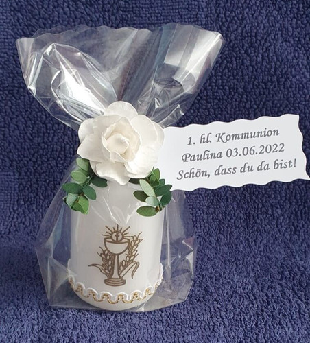 Danke kerze gastgeschenk taufe - danke,