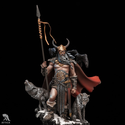 God odin 54mm painted - 54mm,