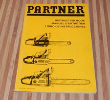 PARTNER Motorsäge, Bedienungsanleitung, Instruction Book
