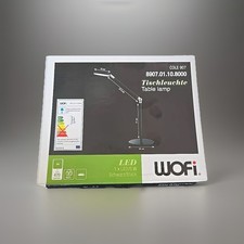Wofi COLE Arm beweglich Tischleuchte Schwarz 5W 3000K 470lm LED Table Tischlampe