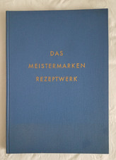 Meistermarken Rezeptwerk Erprobte Meister-Rezepte Backbuch Margarine-Union
