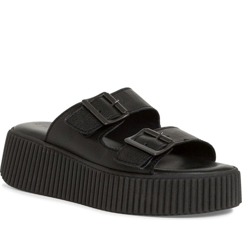 Tamaris damen schwarze leder - tamaris,