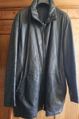 Schwarze lammnappa lederjacke - schwarze,