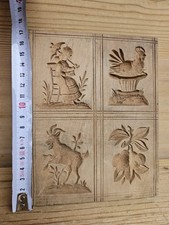 Antik Holzmodel Springerle Buttermodel Backen 1894 Rarität
