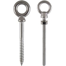 M5-M12 Augbolzen Ringschraube Hakenschraube Ösenschraube Edelstahl Holzgewinde