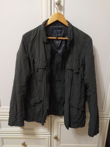 Men armani jacket - jacket, green