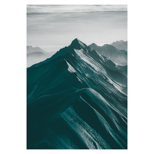Wandbild mountains top - wandbild,