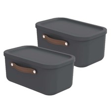 ROTHO 2er-Set Aufbewahrungsbox