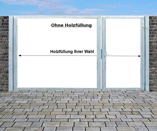 Einfahrtstor qas tor verzinkt - einfahrtstor,