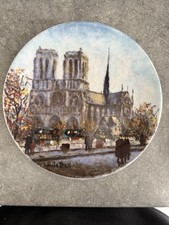 Limoges Teller Louis Dali – Notre Dame de Paris – Sammler Porzellan 1981