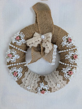 Wanddekoration Türkränze Shabby Wanddeko Vintage Style  Shabby  Wohndekoration 