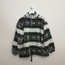 Vintage 90s Pattern Half Zip