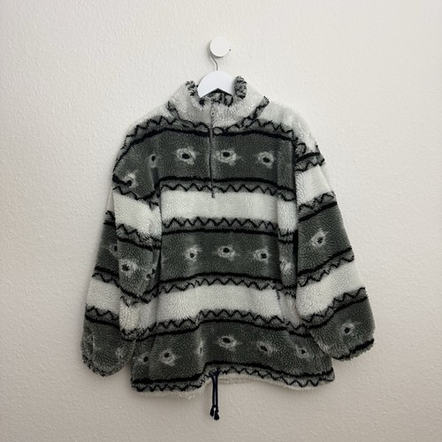 Vintage 90s pattern half zip - pattern,