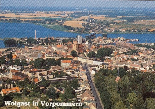 Wolgast mit blick auf - blick,