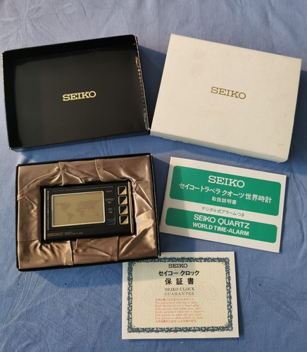 Seiko quarz world time - quarz, time-alarm