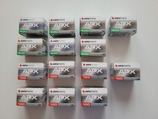 7x AGFA APX 100 und 7x AGFA APX 400 Schwarzweiß Negativfilm 135-36 Kleinbild