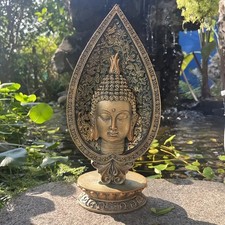 Buddha Kopf Statue aus Resin