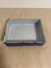 Emaille Schale Vintage Lila Auflaufform