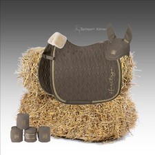 Eskadron HERITAGE Schabracke " GLOSSY PEACOCK " im Set, plaza taupe, Dressur, ..