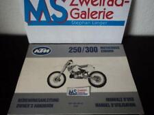 KTM 250 /300 Motocross Wartungsanleitung Manual Handbuch Bedienungsanleitung