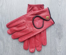 Herren Fahrhandschuhe Lammfell Mode & Radsport Vintage Knopfverschluss KENFIT®