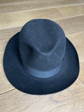 Original Borsalino Hut schwarz