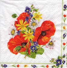 3 Cocktail Servietten ~