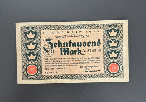 Notgeld köln tausend mark - tausend,