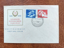 FDC DDR Mi. 273-74 Mansfelder Kupferbergbau auf Sonderumschlag, ESST Eisleben