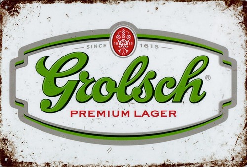 Blechschild grolsch 20x30cm - grolsch,