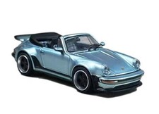 PORSCHE 911 - Singer Turbo Study 930 Cabrio  - bluemetallic - RHINO 1:64
