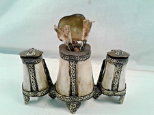 Marokko,Stift-Pinsel-Federhalter,a.Knochen m.Messingmontur,Mitbrings.von 1997