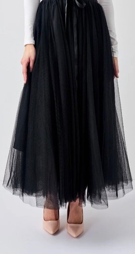 Trendfarbe schwarz rock langer - schwarz,