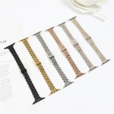 Damen Edelstahl Armband für Apple Watch 11 10 9 8 7 6 5 SE 3 40/44/41/45/42/46mm