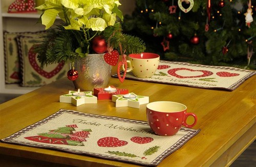 Tischset platzset advent - tischset,