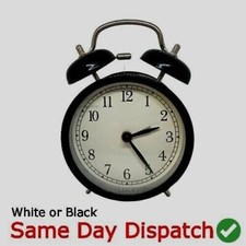 DEKAD weiß/schwarz Wecker