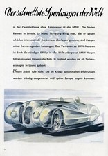 BMW Sportwagen XL Reklame 1944