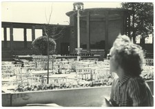 Orig. PRESSE Foto zerstörtes BERLIN 1947 - Krollgarten bei Kroll Oper Tiergarten