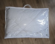 Steppbett Bettdecke ca. 135 x 200 Kamelhaar Baumwolle weiß Traumnacht