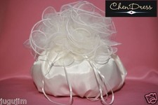 NEU Satin Brautbeutel weiss / ivory Hochzeit! NEUE Modelle Hochwertig Handarbeit