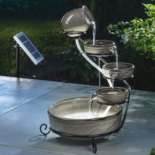 Esotec solar kaskadenbrunnen - esotec,