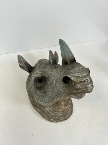 Harz nashorn kopf wandkunst - kopf,